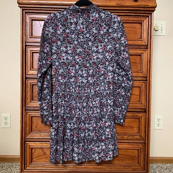 Veronica Beard Rory Floral Silk Dress